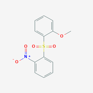 B189287 1-[(2-Methoxyphenyl)sulfonyl]-2-nitrobenzene CAS No. 61174-20-7