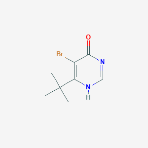 molecular formula C8H11BrN2O B189352 5-Bromo-6-tert-butyl-4-pyrimidinol CAS No. 3438-51-5