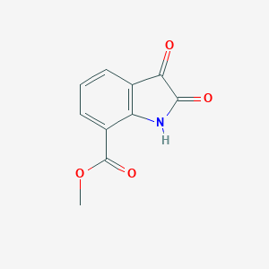 molecular formula C10H7NO4 B189397 2,3-二氧代吲哚-7-羧酸甲酯 CAS No. 103030-10-0