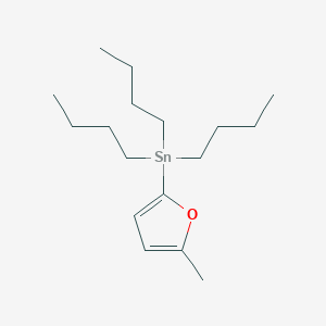 molecular formula C17H32OSn B189434 5-Methyl-2-(tributylstannyl)furan CAS No. 118486-95-6