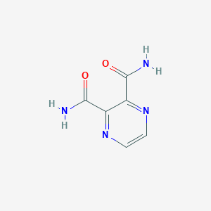 molecular formula C6H6N4O2 B189462 吡嗪-2,3-二甲酰胺 CAS No. 6164-78-9