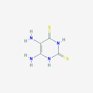 molecular formula C4H6N4S2 B189478 4,5-二氨基-2,6-二巯基嘧啶 CAS No. 31295-41-7