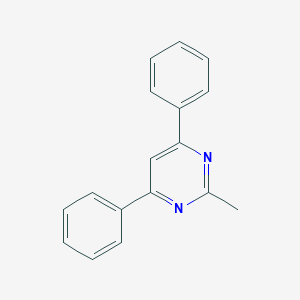 molecular formula C17H14N2 B189483 2-甲基-4,6-二苯基嘧啶 CAS No. 22114-38-1