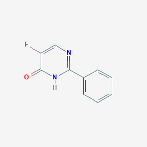 molecular formula C10H7FN2O B189501 5-Fluoro-2-phenylpyrimidin-4(3H)-one CAS No. 143328-90-9