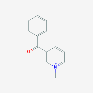 molecular formula C13H12NO+ B189504 Pyridinium, 3-benzoyl-1-methyl- CAS No. 38495-55-5