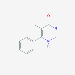 molecular formula C11H10N2O B189510 4-Phenyl-5-methyl-6-hydroxypyrimidine CAS No. 37898-32-1