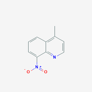 molecular formula C10H8N2O2 B189520 4-Methyl-8-nitroquinoline CAS No. 2801-29-8