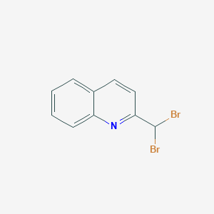 molecular formula C10H7Br2N B189525 2-(二溴甲基)喹啉 CAS No. 53867-81-5