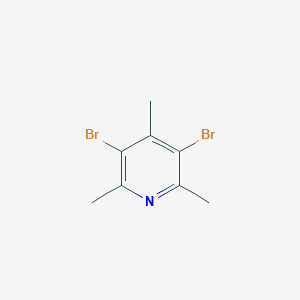 molecular formula C8H9Br2N B189553 3,5-二溴-2,4,6-三甲基吡啶 CAS No. 29976-56-5