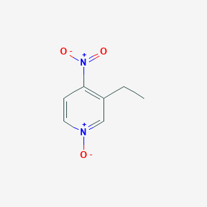 B189568 3-Ethyl-4-nitropyridine 1-oxide CAS No. 35363-12-3