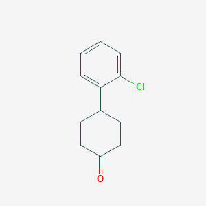 B189569 4-(2-Chlorophenyl)cyclohexan-1-one CAS No. 180005-03-2