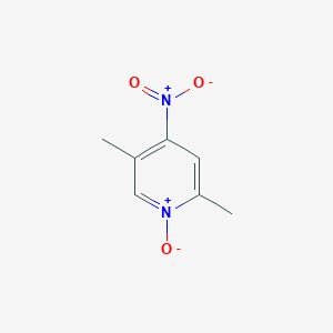 molecular formula C7H8N2O3 B189570 2,5-二甲基-4-硝基吡啶1-氧化物 CAS No. 21816-42-2