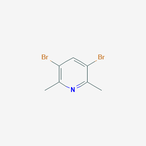 molecular formula C7H7Br2N B189579 3,5-Dibromo-2,6-dimethylpyridine CAS No. 3430-34-0