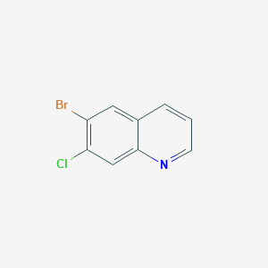 molecular formula C9H5BrClN B189595 6-Bromo-7-chloroquinoline CAS No. 127827-54-7