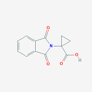 molecular formula C12H9NO4 B189605 1-(1,3-dioxo-1,3-dihydro-2H-isoindol-2-yl)cyclopropanecarboxylic acid CAS No. 148930-71-6