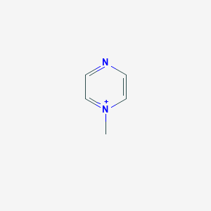molecular formula C5H7N2+ B189606 1-Methylpyrazin-1-ium CAS No. 17066-96-5