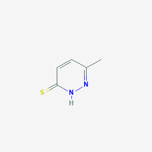 molecular formula C5H6N2S B189608 6-Methylpyridazine-3-thiol CAS No. 5788-47-6