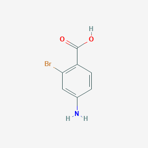 molecular formula C7H6BrNO2 B018961 4-氨基-2-溴苯甲酸 CAS No. 2486-52-4