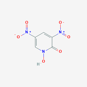 B189619 1-Hydroxy-3,5-dinitropyridin-2-one CAS No. 72262-67-0