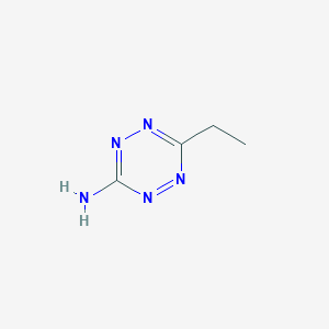 B189633 6-Ethyl-1,2,4,5-tetrazin-3-amine CAS No. 79329-75-2