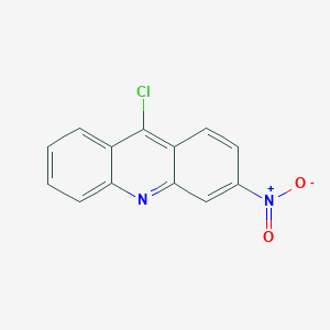 molecular formula C13H7ClN2O2 B189650 Acridine, 9-chloro-3-nitro- CAS No. 1744-91-8