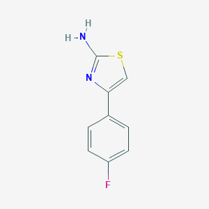 molecular formula C9H7FN2S B189679 4-(4-Fluorophenyl)-1,3-thiazol-2-amine CAS No. 77815-14-6