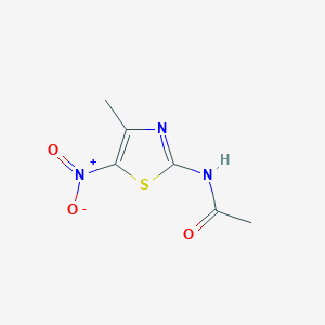 molecular formula C6H7N3O3S B189685 N-(4-methyl-5-nitro-1,3-thiazol-2-yl)acetamide CAS No. 21478-97-7