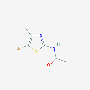 B189686 N-(5-bromo-4-methyl-1,3-thiazol-2-yl)acetamide CAS No. 21478-95-5
