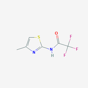 molecular formula C6H5F3N2OS B189688 2,2,2-trifluoro-N-(4-methyl-1,3-thiazol-2-yl)acetamide CAS No. 59708-64-4