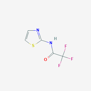 molecular formula C5H3F3N2OS B189693 2,2,2-trifluoro-N-(1,3-thiazol-2-yl)acetamide CAS No. 360-31-6