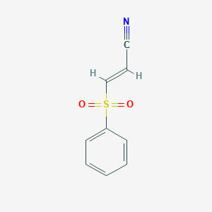molecular formula C9H7NO2S B189700 3-(Phenylsulfonyl)acrylonitrile CAS No. 1424-51-7