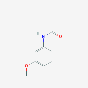 molecular formula C12H17NO2 B189703 N-(3-Methoxyphenyl)-2,2-dimethylpropanamide CAS No. 56619-93-3