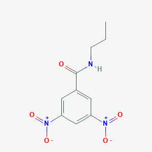 molecular formula C10H11N3O5 B189707 3,5-dinitro-N-propylbenzamide CAS No. 10056-18-5