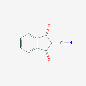 molecular formula C10H5NO2 B189708 1,3-dioxo-2,3-dihydro-1H-indene-2-carbonitrile CAS No. 42382-92-3