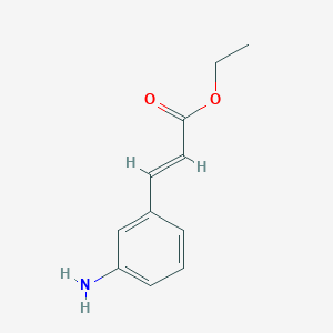 molecular formula C11H13NO2 B189712 3-(3-氨基苯基)丙烯酸乙酯 CAS No. 125872-97-1