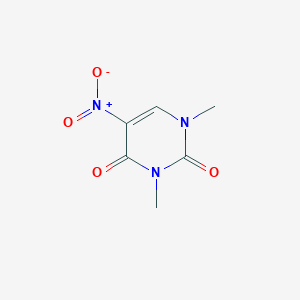 molecular formula C6H7N3O4 B189739 1,3-dimethyl-5-nitropyrimidine-2,4(1H,3H)-dione CAS No. 41613-26-7