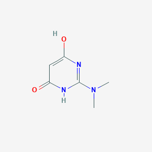 molecular formula C6H9N3O2 B189740 2-(Dimethylamino)-4,6-pyrimidinediol CAS No. 5738-14-7