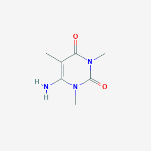 molecular formula C7H11N3O2 B189742 6-amino-1,3,5-trimethylpyrimidine-2,4(1H,3H)-dione CAS No. 94557-08-1