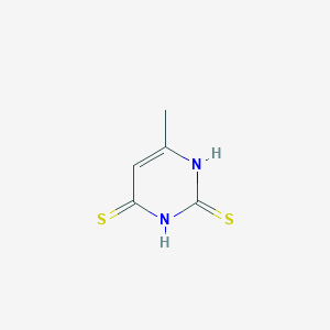 molecular formula C5H6N2S2 B189748 2,4(1H,3H)-Pyrimidinedithione, 6-methyl- CAS No. 6308-38-9