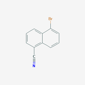 molecular formula C11H6BrN B189789 5-Bromonaphthalene-1-carbonitrile CAS No. 129278-20-2