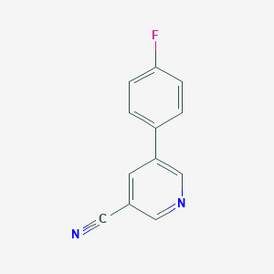 molecular formula C12H7FN2 B189802 5-(4-Fluorophenyl)pyridine-3-carbonitrile CAS No. 154237-18-0