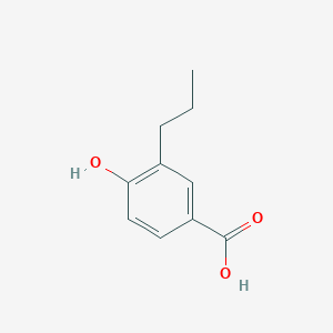 B189824 4-Hydroxy-3-propylbenzoic acid CAS No. 119865-13-3