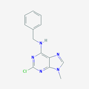 molecular formula C13H12ClN5 B189827 N-苄基-2-氯-9-甲基-9H-嘌呤-6-胺 CAS No. 101622-53-1