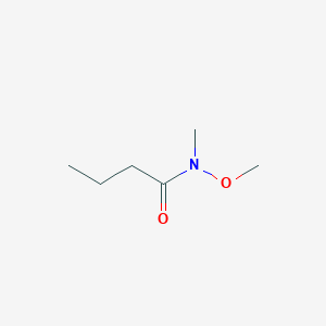 molecular formula C6H13NO2 B189849 N-甲氧基-N-甲基丁酰胺 CAS No. 109480-78-6
