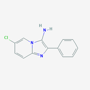 B189857 6-Chloro-2-phenylimidazo[1,2-a]pyridin-3-amine CAS No. 196959-57-6