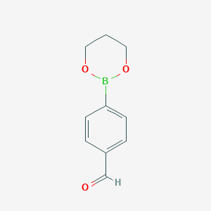 molecular formula C10H11BO3 B189863 4-(1,3,2-二氧杂硼环-2-基)苯甲醛 CAS No. 160068-88-2