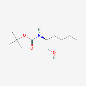 molecular formula C11H23NO3 B189897 (S)-tert-butyl 1-hydroxyhexan-2-ylcarbamate CAS No. 116640-16-5
