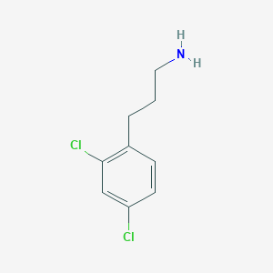 molecular formula C9H11Cl2N B189898 3-(2,4-二氯苯基)丙-1-胺 CAS No. 147498-88-2