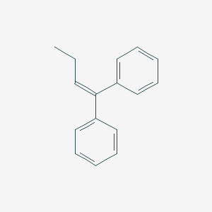 molecular formula C16H16 B189919 (1-苯基-1-丁烯基)苯 CAS No. 1726-14-3