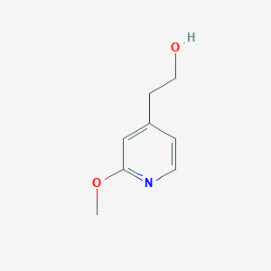 molecular formula C8H11NO2 B189946 2-(2-甲氧基吡啶-4-基)乙醇 CAS No. 195819-22-8